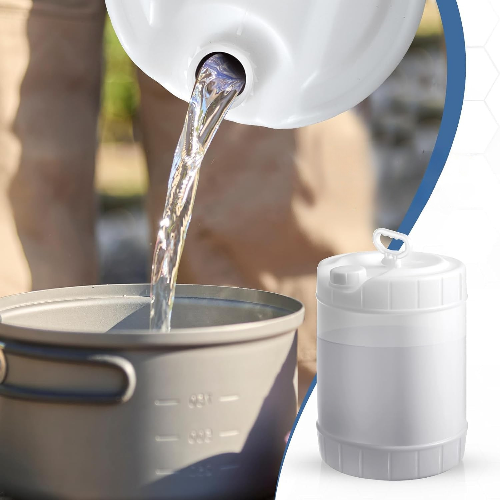 5 Gallon HDPE Oil Storage Container Automotive, Translucent