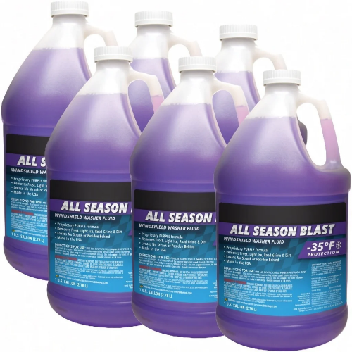 -35F All Season Blast Windshield Washer Fluid - Premium Winter Formula (6-Gallons)