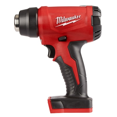 Milwaukee M18 Compact Heat Gun - 324W, 18V, Red, Barrel Style, Battery Powered, Hot Glue Gun