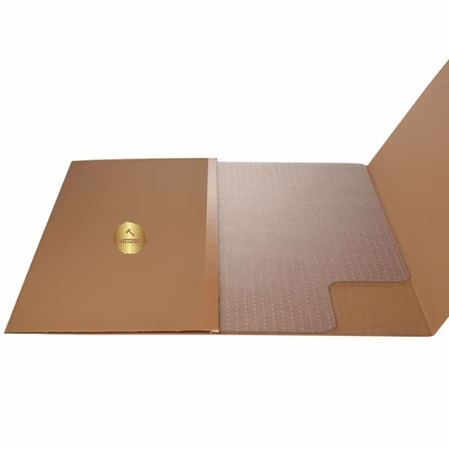 Low/Medium Pile Carpet Office Mat Chair Mat | Traditional Lip (45" x 53")