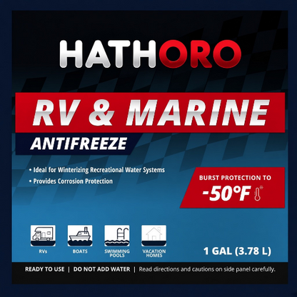 (6-Gallons) RV & Marine Antifreeze -50°F Burst Protection