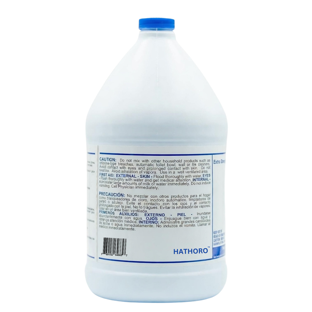 (4 Gallons) Clear Ammonia Cleaner Liquid, Multi-Surface Cleaning Solution | Removes Grease, Hard Water Stains and Odors - Multipurpose Kitchen Bathroom and Commercial Use - 1 Gallon, 4 Pack