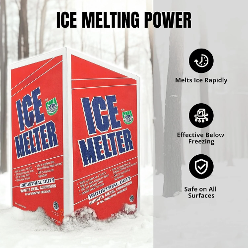 Ice and Snow Melter | Effective to -8°F, Blue (50 lbs)