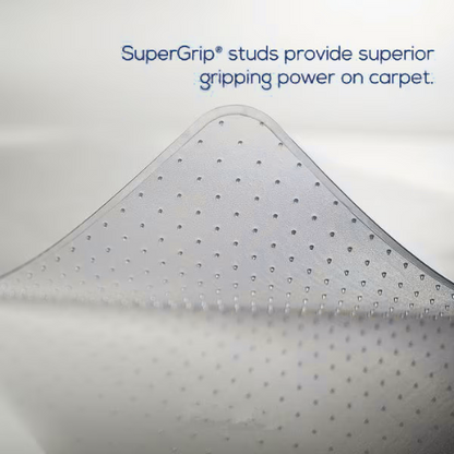 Low/Medium Pile Carpet Office Mat Chair Mat | Traditional Lip (45" x 53")