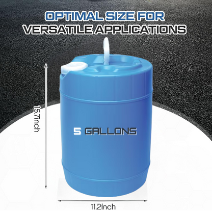 5 Gallon HDPE Oil Storage Container Automotive, Blue