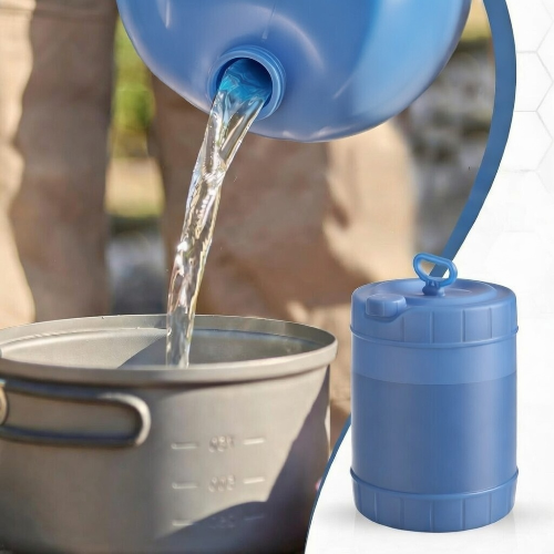 5 Gallon HDPE Oil Storage Container Automotive, Blue