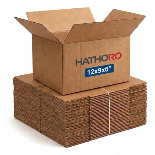 Flat Shipping Boxes 12"L x 9"W x 6"H (25-Pack)