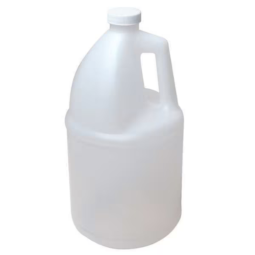 1-Gallon Water Bottle - Round Plastic Jug with Lid