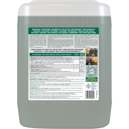 5 gal Pail, Industrial Cleaner/Degreaser, Concentrated Liquid