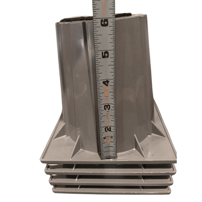 Heat Pump Riser, 6 In., Gray (2pk)