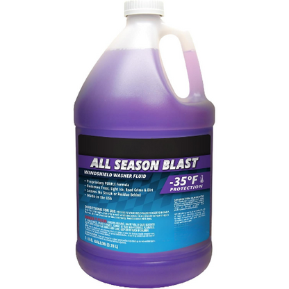 -35F All Season Blast Windshield Washer Fluid - Premium Winter Formula (6-Gallons)