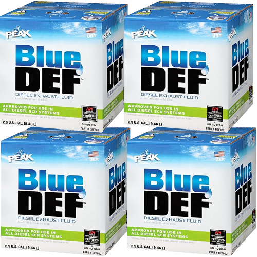 Blue Def DEF002-4PK Diesel Exhaust Fluid, 2.5 Gallon, 4 Pack