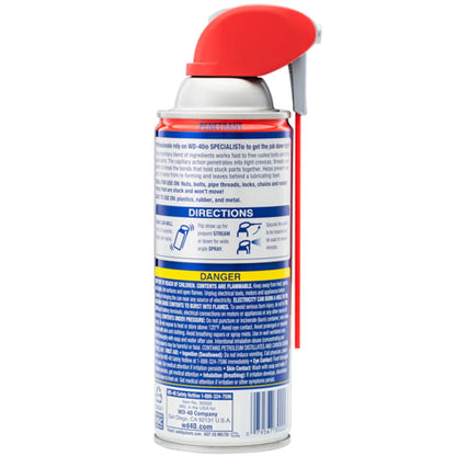 WD-40 Specialist Penetrant, Smart Straw, Fast-Acting, 11 OZ