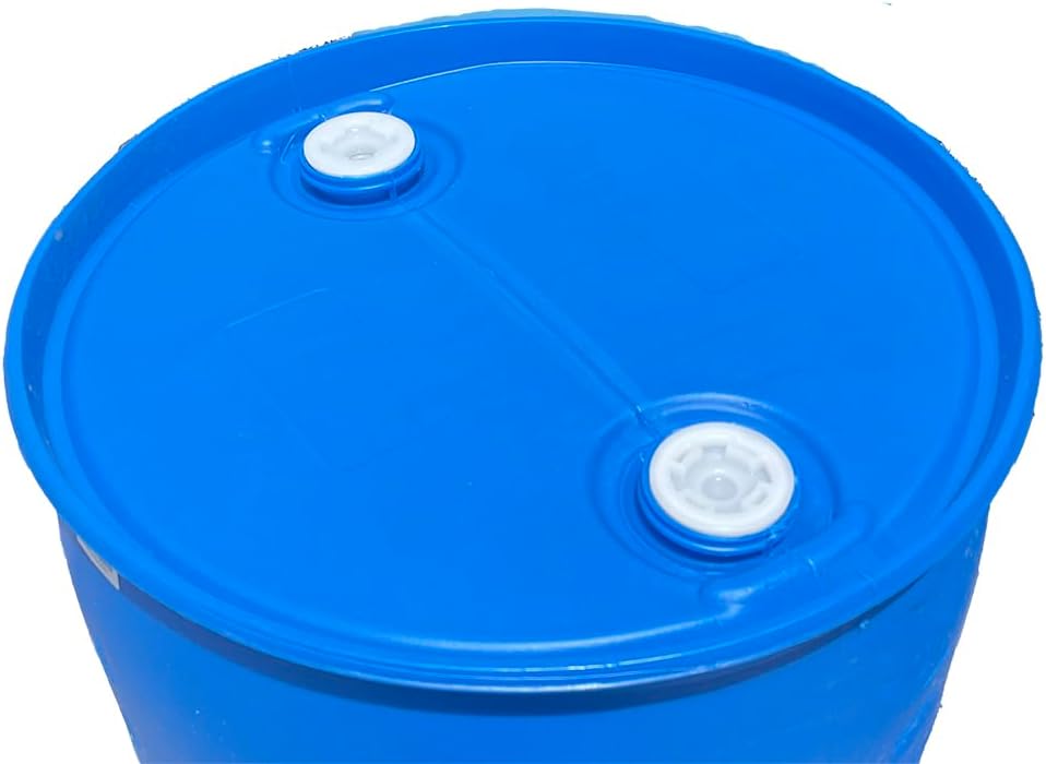 Closed Head Transport Drum, HDPE, 55 gal, Unlined, Blue