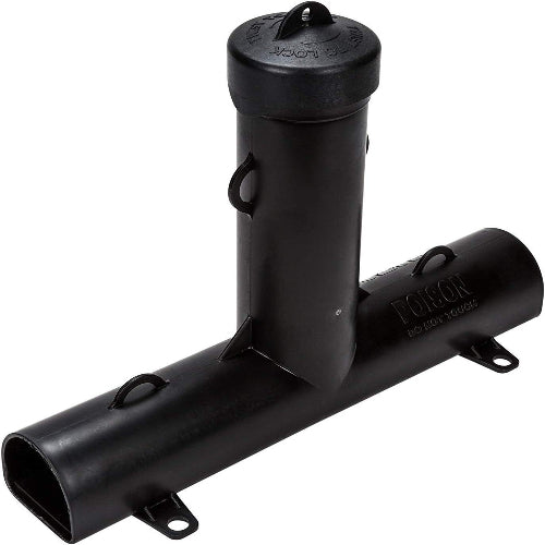 Top Fill Bait Box Rodent Station, 15-1/4 in L, Black, Plastic