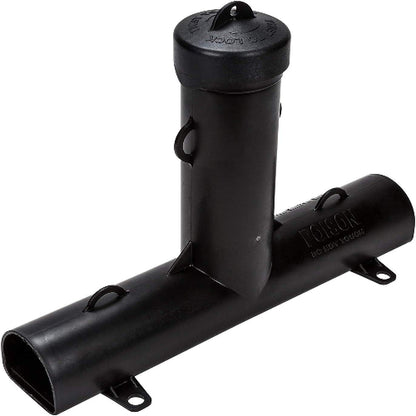 Top Fill Bait Box Rodent Station, 15-1/4 in L, Black, Plastic