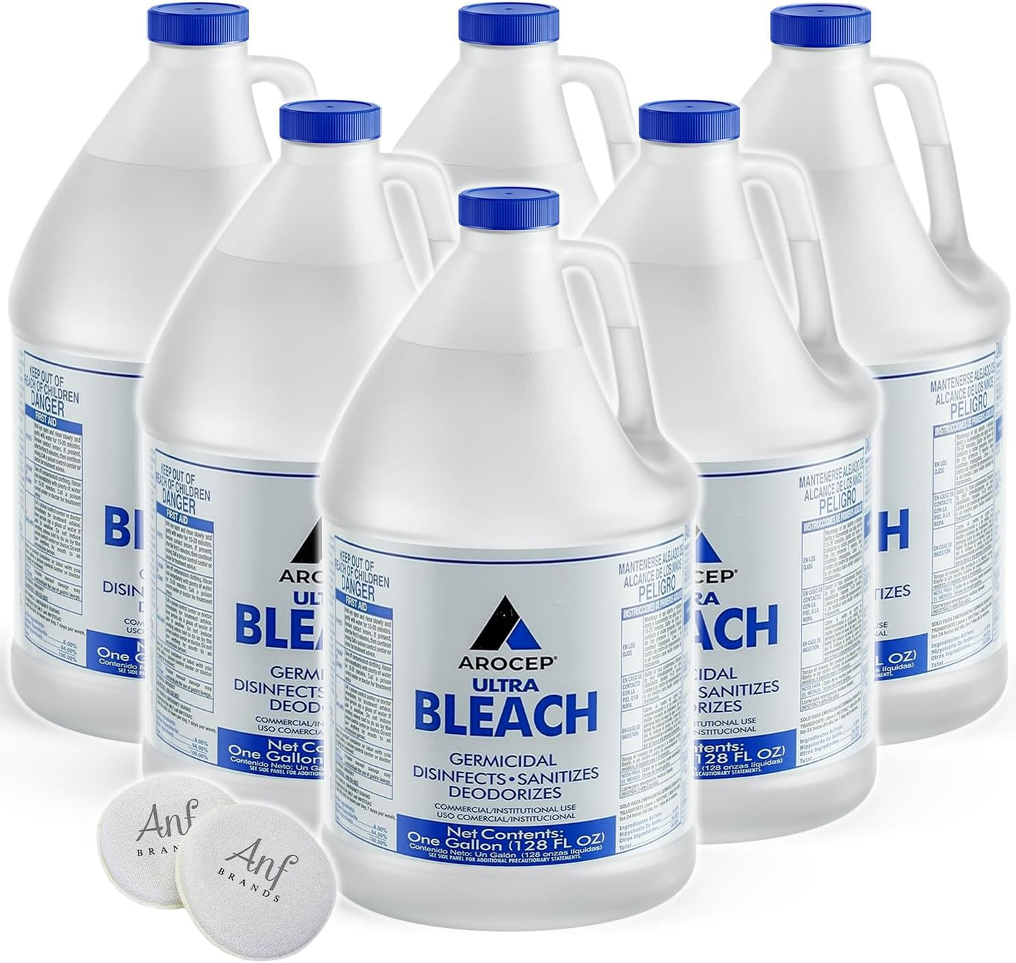 1 gal Jug Ultra Bleach, Ready to Use, Chlorine, 6 PK