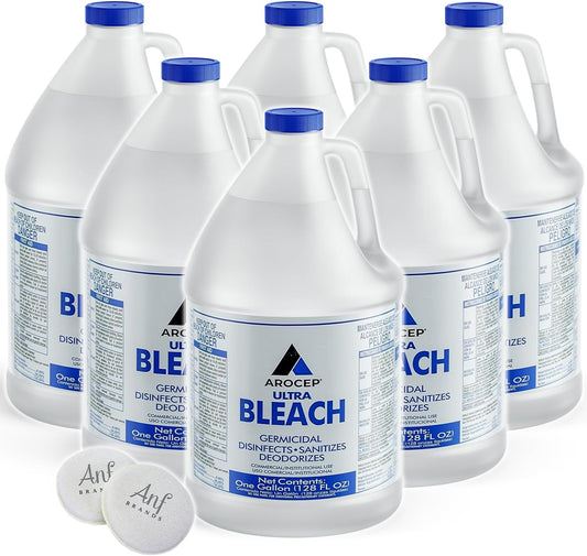 1 gal Jug Ultra Bleach, Ready to Use, Chlorine, 6 PK