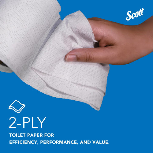 Scott Professional Standard Roll Toilet Paper, Bulk, 80 Rolls