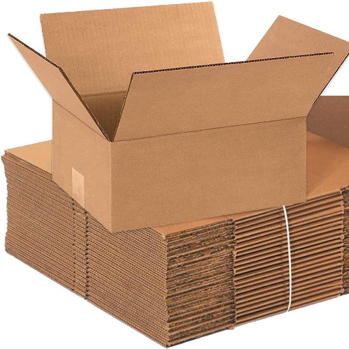Flat Shipping Boxes 20"L x 20"W x 4"H (10 Pack)