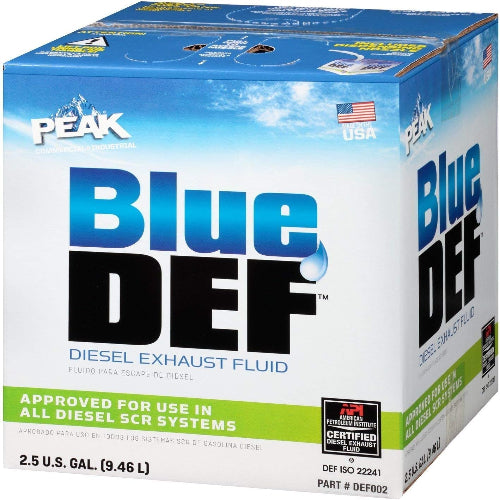 Diesel Exhaust Fluid, Blue DEF, Jug, 2.5 Gal, API/ISO-22241