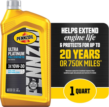 Ultra Platinum Full Synthetic 10W-30 Motor Oil (1-Quart)