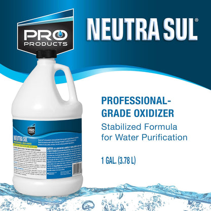 Neutra Sul Water Neutralizer, 1 gal Bottle, Use With Chemical Feed Pump
