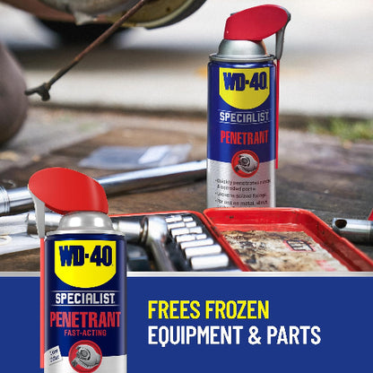 WD-40 Specialist Penetrant, Smart Straw, Fast-Acting, 11 OZ