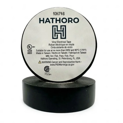 Vinyl Electrical Tape 3/4 in x 60 ft, 7 Mil Thick (1-Pack)