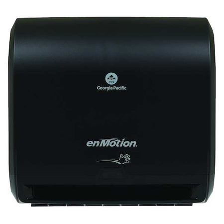 Georgia-Pacific ENMOTION® Impulse® 10” 1-ROLL AUTOMATED TOUCHLESS Paper Towel Dispenser by GP PRO (GEORGIA-PACIFIC), Black, 1 Dispenser