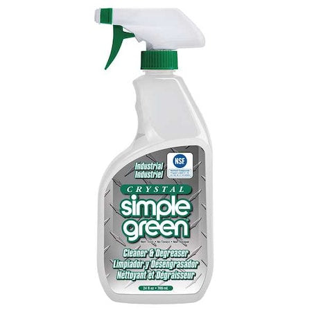 Simple Green 19024 Crystal Industrial Cleaner/Degreaser, 24oz Bottle