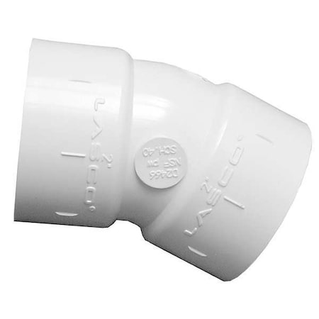 2" Socket PVC 22-1/2 Degree Elbow Sched 40