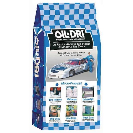 Oil-Dri I01008-G78 Automotive Multi- Purpose Premium Absorbent, 8 lbs Paper Bag