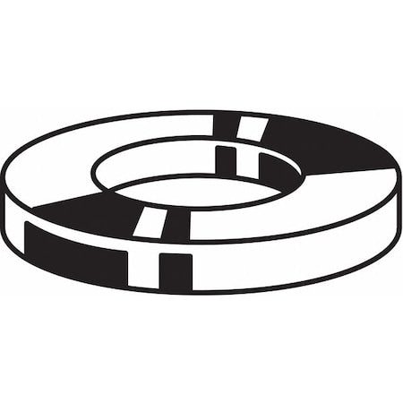 1-1/2" x 3-1/2" OD Zinc Plated Finish Low Carbon Steel Large OD Flat Washers, 5 pk.