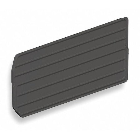Akro-Mils 40286 Plastic Length Dividers for AkroBins Super-Size Heavy Duty Stackable Storage Bins Models 30284 and 30286, Custom Storage Inserts for Tools, Parts & Supplies, 4-Pack, Black