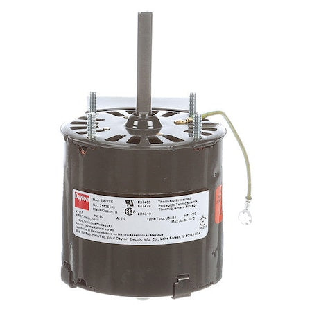 Dayton 3M778 HVAC Motor, 1/20 hp, 1550 RPM, 115V