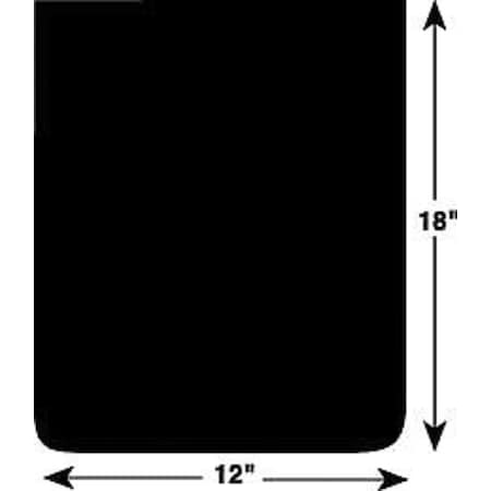Buyers Products 3VUH3 12X18 MUD Flaps, PR, Black