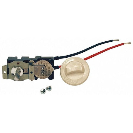 Cadet Com-Pak Electric Wall Heater Single Pole Built-in Thermostat Kit for Models CS, CM or CST (Model: CTT1A, Part: 67065), 22 Amp, 240/208/120 Volt, Almond