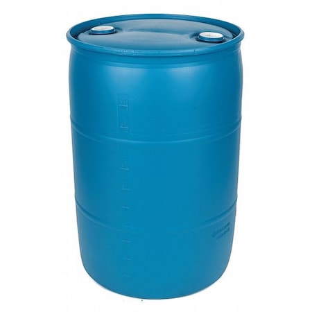 55 Gallon Blue Water Barrel | Solid Mold |2 Inch Bung Holes, Good for Long Term Drinking Water Use | BPA Free