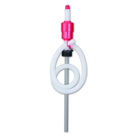 Hand Drum Pump, Polyethylene, 3/4In OD
