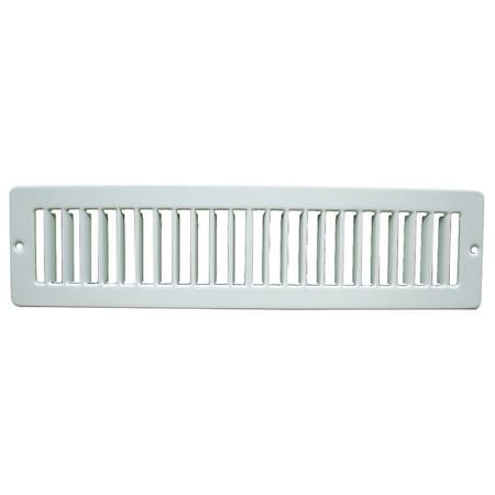 Toe Space Grille, 2x12, White