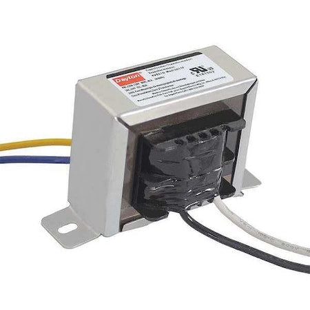 Dayton Class 2 Transformer, 20Va, 120Vac, 24Vac, Foot, 4VZE1