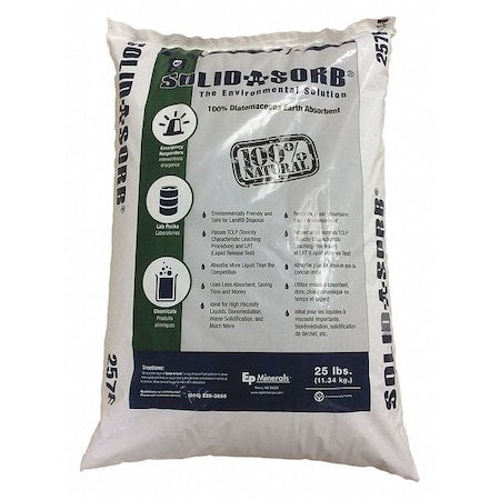 Absorbent, 25 lb., Diatomaceous Earth