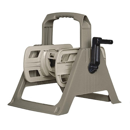 Suncast 100 ft. Portable Wall Mount Garden Hose Reel, Taupe