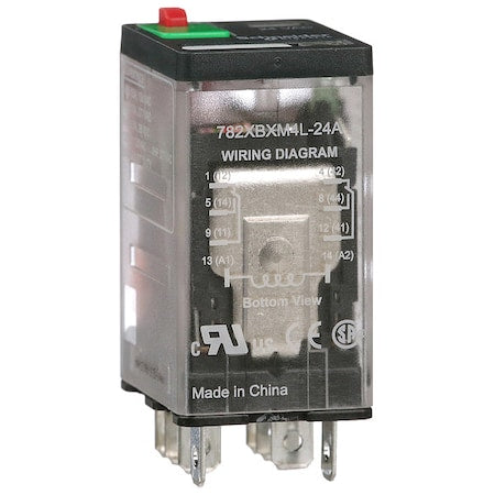 Magnecraft / Schneider Electric 782XBXM4L-24A Medium Power Relays (3 Amps to 19.9 Amps)