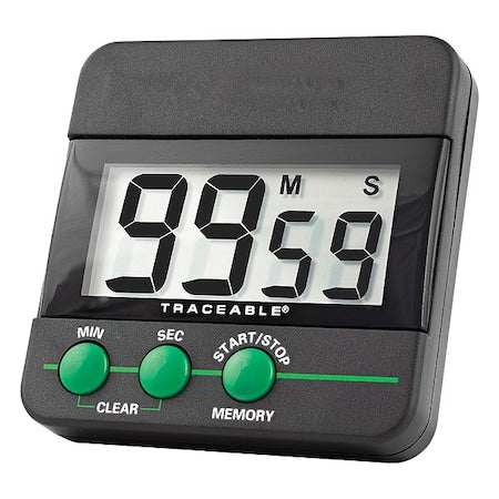 Thomas 5028 Traceable 99m/59s Timer, 0.01 Percent Accuracy, 2-1/2" Width x 2-1/2" Height x 1/2" Depth