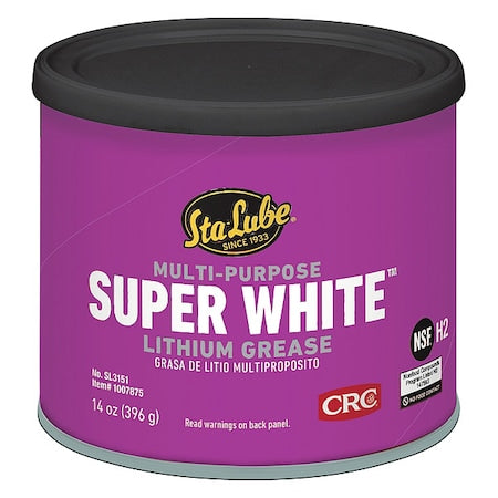 Sta-Lube SL3151 Super White Multi-Purpose Lithium Grease - 14 wt. oz. (6)