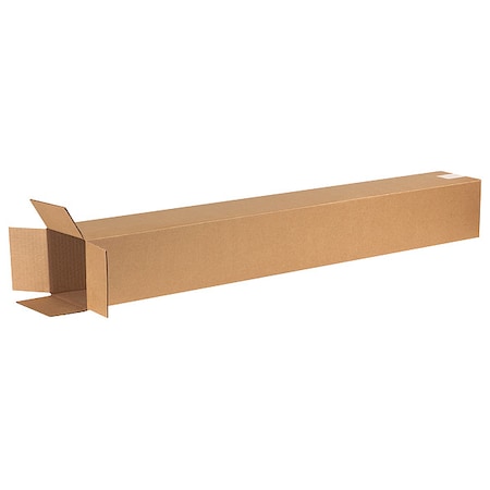 Partners Brand 6x6x48 Corrugated Cardboard Boxes, 6"L x 6"W x 48"H, Pack of 25 | Shipping, Packaging, Moving, Storage Box for Business, Strong Wholesale Bulk Boxes 6x6x48 6648
