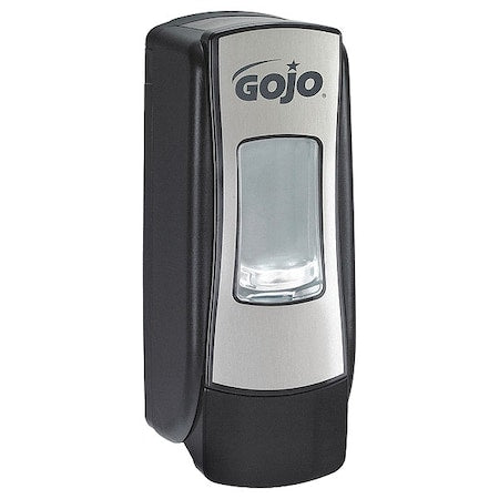 GOJO ADX-7 Push-Style Foam Hand Soap Dispenser, Chrome/Black, for 700 mL GOJO ADX-7 Foam Hand Soap Refills (Pack of 1) – 8788-06