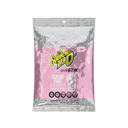 Single Serve Qwik Stik Zero, 50 Sticks/Bag, Strawberry Lemonade